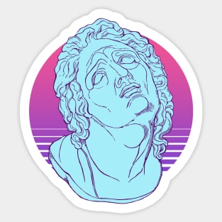 vaporwave statue Sticker